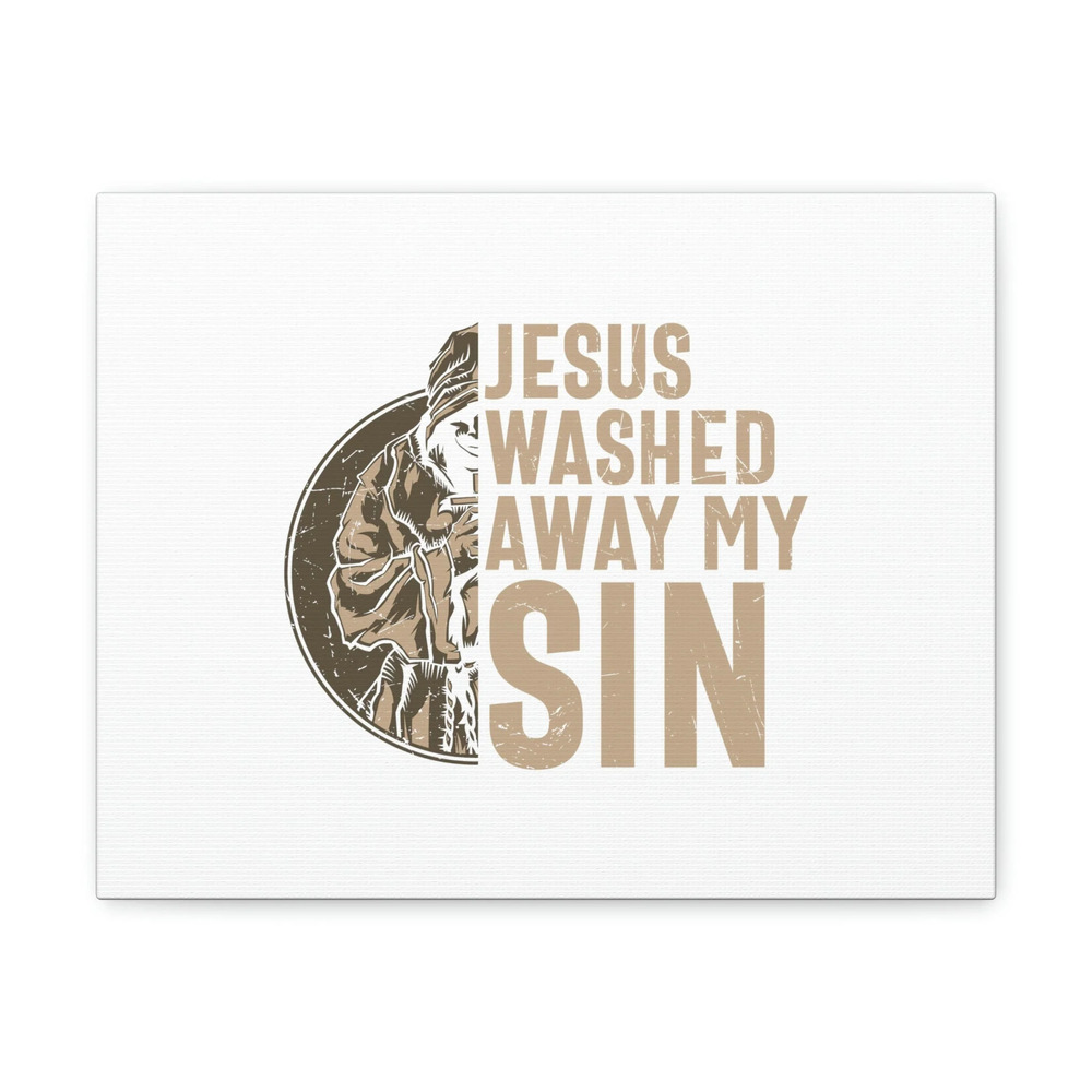 Scripture Walls Psalm 51:2 Washed Away My Sin Christian Wall Art Bible Verse